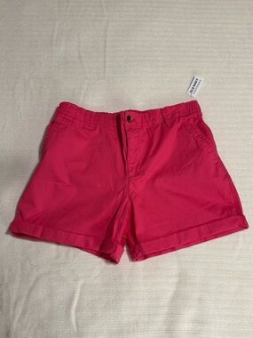 Old Navy Bright Pink Women's Roll-Hem Bermuda Shorts